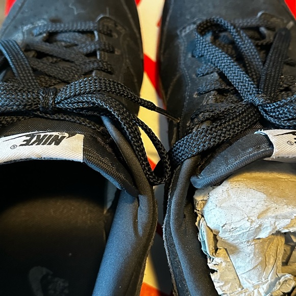 Custom, RARE Nike Dunk Black and Red Bottoms Sneakers 🔥 - Picture 4 of 5